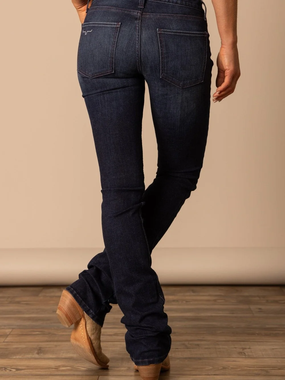 Kimes Ranch Audrey Dark Wash Low Rise Bootcut Jeans, Size 6/34 - Picture 2 of 7